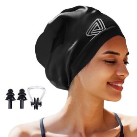 Large Swimming Cap, Suitable for Men and Women, Specially Designed Swimming Cap, Suitable for Very Long and Thick Curly Hair and Braids