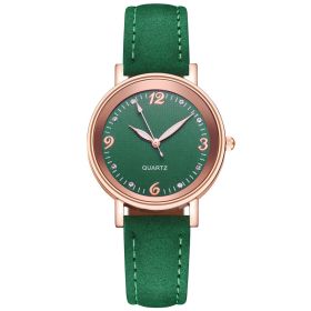 Glow In The Dark Watch Women Belt Casual Fashion (Color: Green)