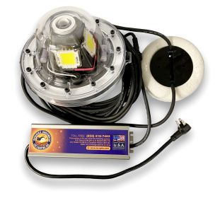 Mega-Watt Underwater LED Lighting System (Power Cord Size: 80 Feet, Color: White)